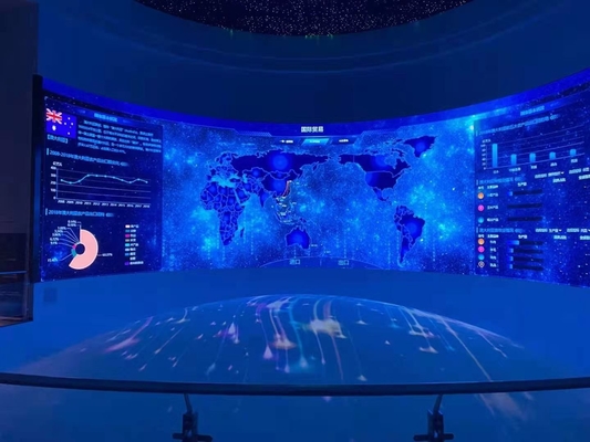 Écran d'affichage LED courbé IP65 pour location en extérieur