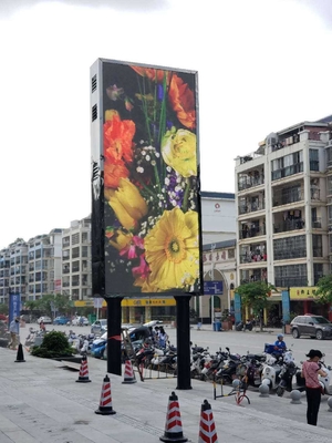 Écran d'affichage extérieur à LED étanche à l'eau avec faible consommation d'énergie sans déformation